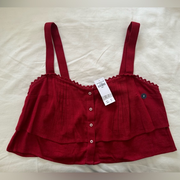 Abercrombie & Fitch Cropped Button Tank - Picture 5 of 5